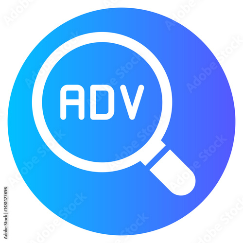 search gradient icon