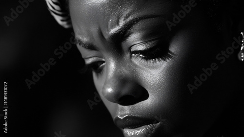 African-American blues singer