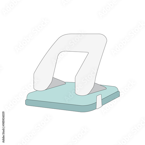 Hole puncher - Minimal Office Supplies Vector