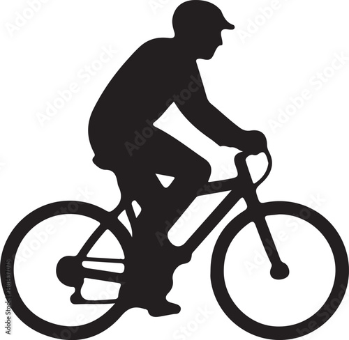 bicycling silhouette, cyclist silhouette, bicycle rider icon, bicycling vector, bicycling clipart, bicycling outline
