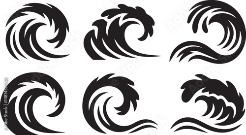 water splashes silhouette, water splash icon, water splash vector, water splash clipart, water splash outline,