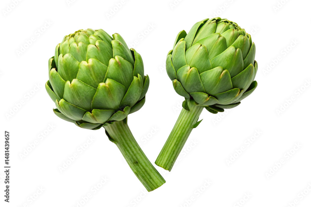 Fototapeta premium artichoke isolated on white