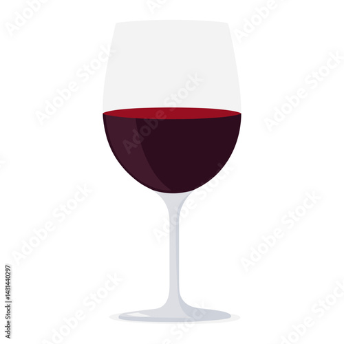 Wine glass illustration beverage drink vector