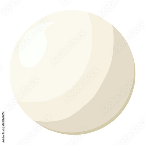 Ping pong ball illustration sphere white vector