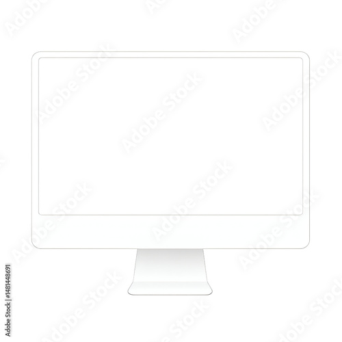 Minimalist Monitor Mockup
