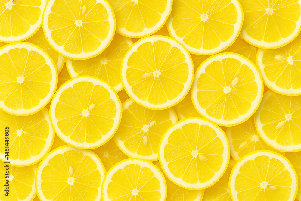 lemon slices background. seamless pattern of lemon lemon slices background. seamless pattern of lemon