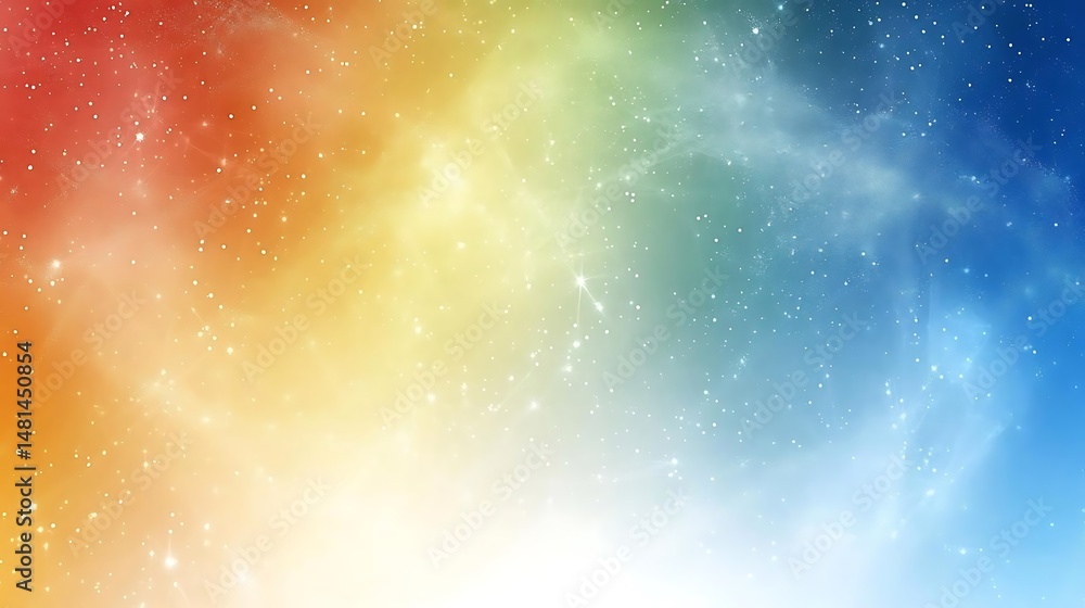 Fototapeta premium Colorful nebula, cosmic background, space