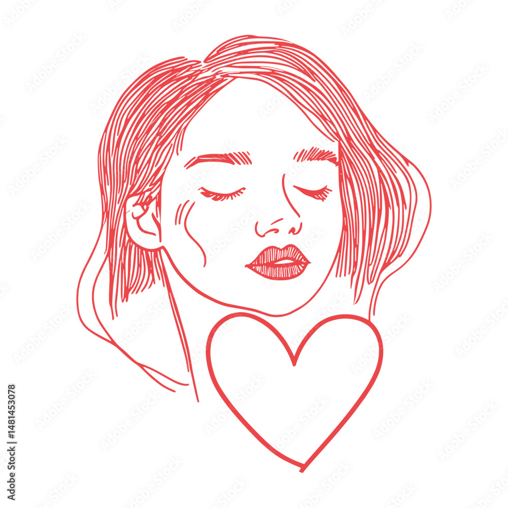 Heart icon illustration drawing design vector Heart icon illustration drawing design vector