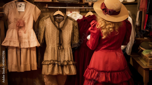 Vintage Shop Browsing