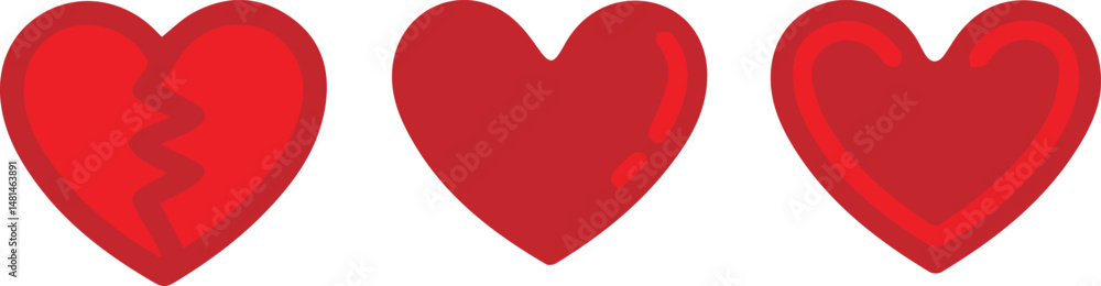 heart vector, love icon, romantic heart, heart shape, red heart heart vector, love icon, romantic heart, heart shape, red heart