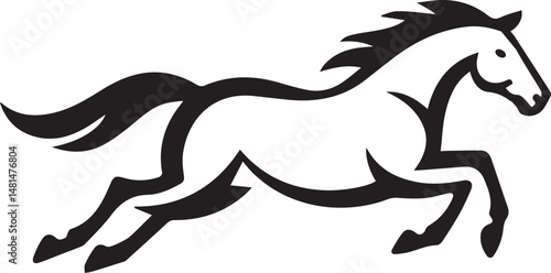 horse vector, horse illustration, full horse, galloping horse, horse silhouette, cartoon horse, riding horse, wild horse,