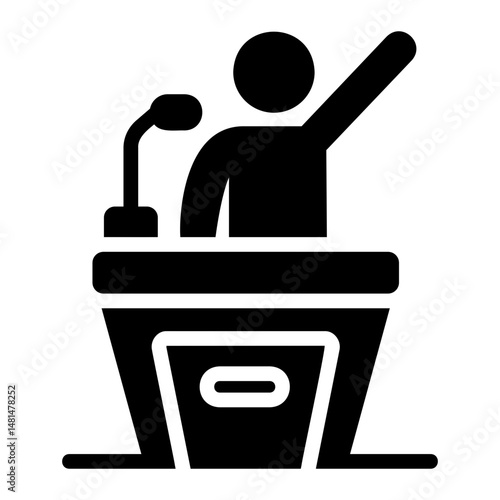 politician Solid icon