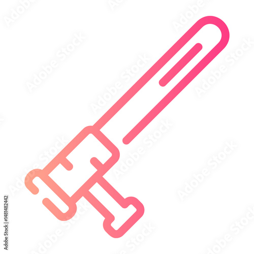 baton Line Gradient Icon