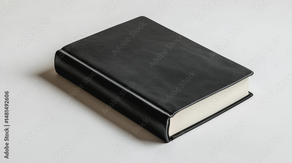 black leather book black leather book