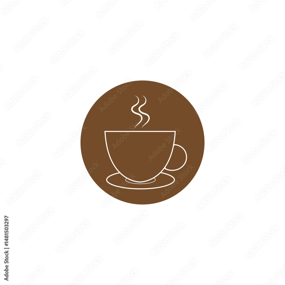 Obraz premium Coffee cup Logo Template