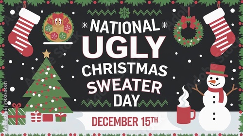  National Ugly Christmas Sweater Day Outfit