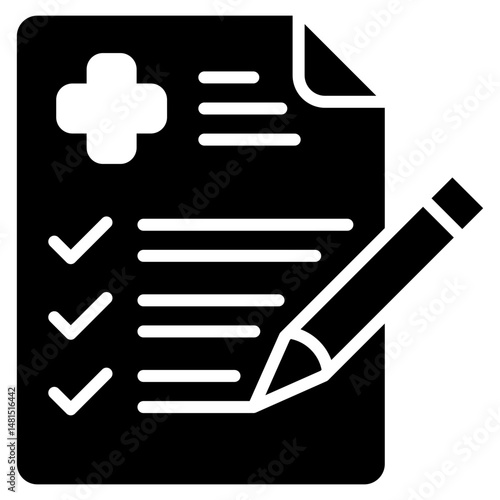 Healthcare Plan glyph icon