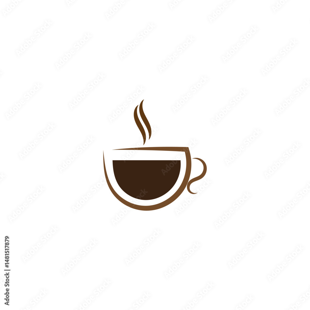 Obraz premium Coffee cup Logo Template