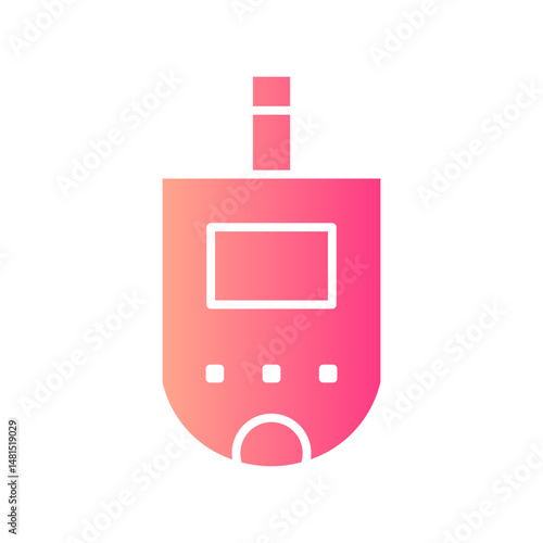 glucose meter gradient icon