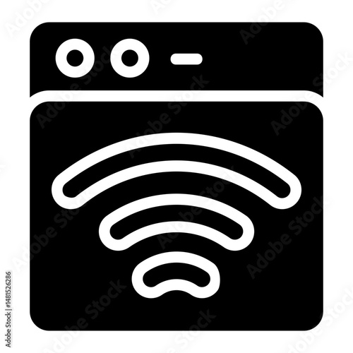 Provider online Solid Icon