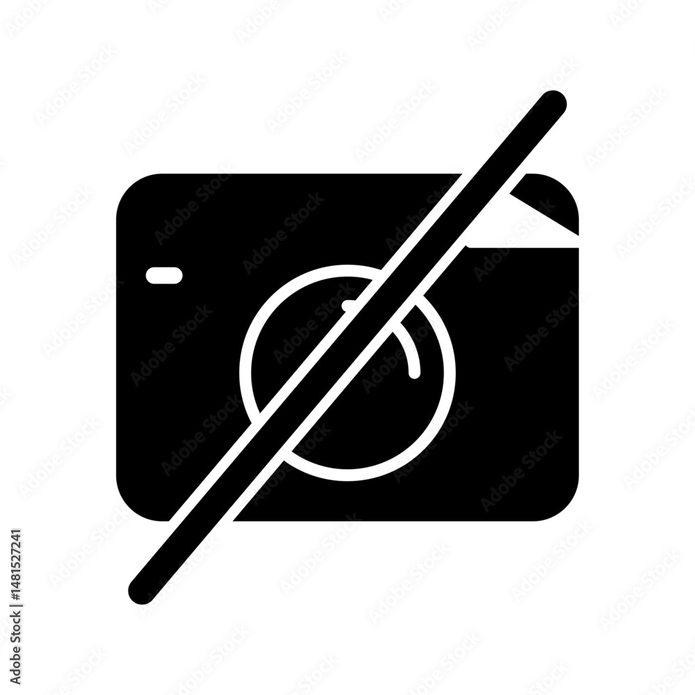 Camera icon design template Camera icon design template