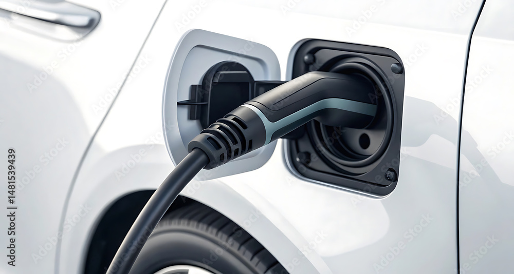 Electric Vehicle Charging A Close-Up View of the Charging Process Electric Vehicle Charging A Close-Up View of the Charging Process