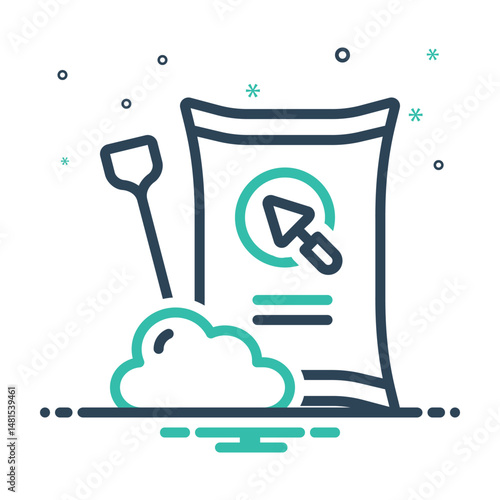 Mix icon for cement