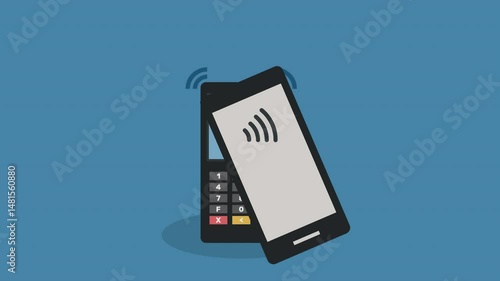 Contactless Payment Terminal with Mobile Phone