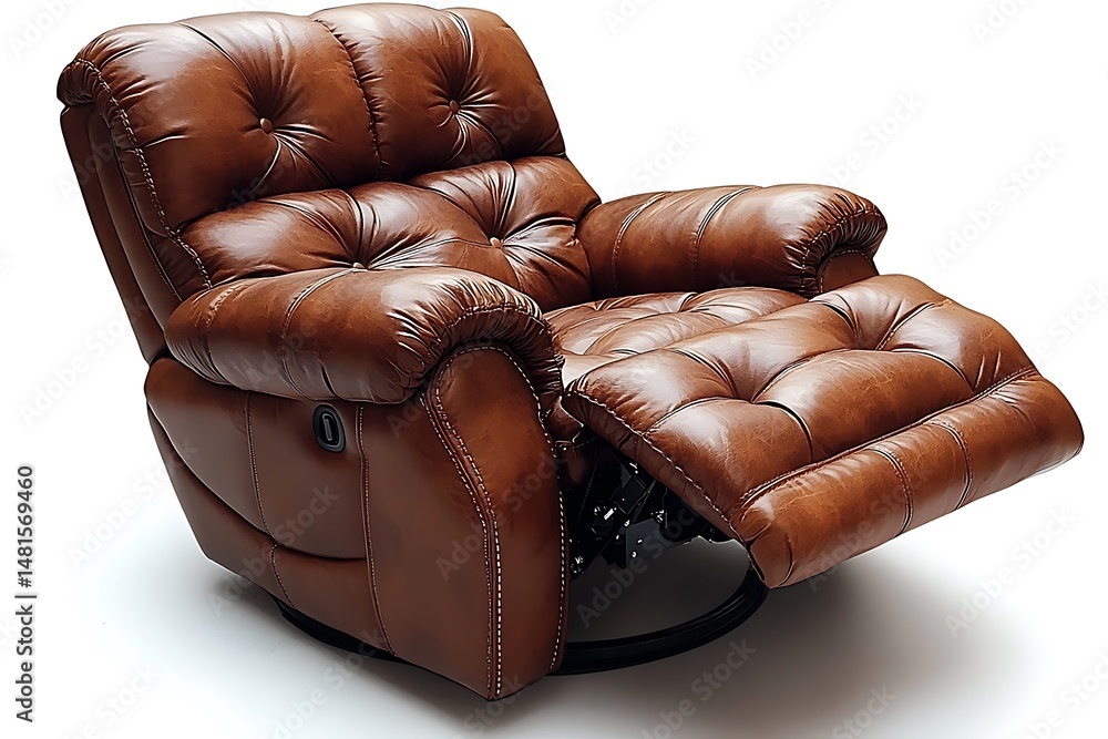 Obraz premium Classic leather armchair in brown high resolution picture