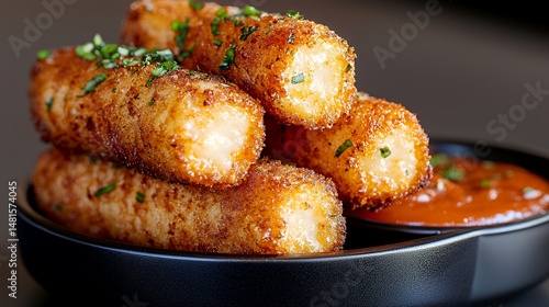 Wallpaper Mural Mozzarella Sticks with Marinara Sauce Torontodigital.ca