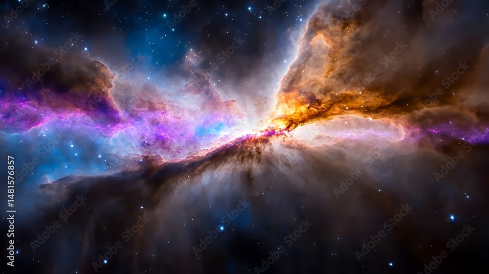 Obraz premium Nebula in Space