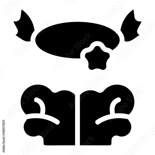 Confuse Brain Solid icon