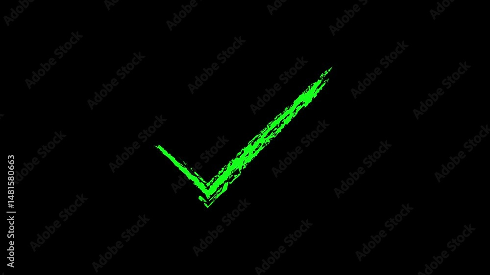 green approved icon, right check mark, select tick mark, confirm, success , approved, yes icon signs, right mark icon. check box animation, cheek mark black Background green approved icon, right check mark, select tick mark, confirm, success , approved, yes icon signs, right mark icon. check box animation, cheek mark black Background