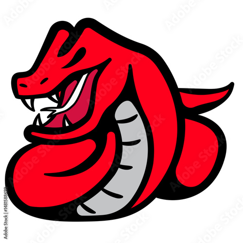snake football logo