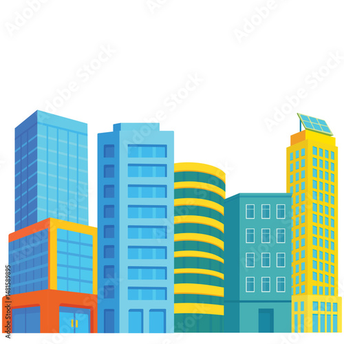 City Building Illustration