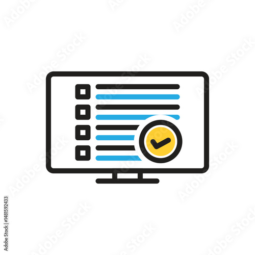 Multi color icon for status