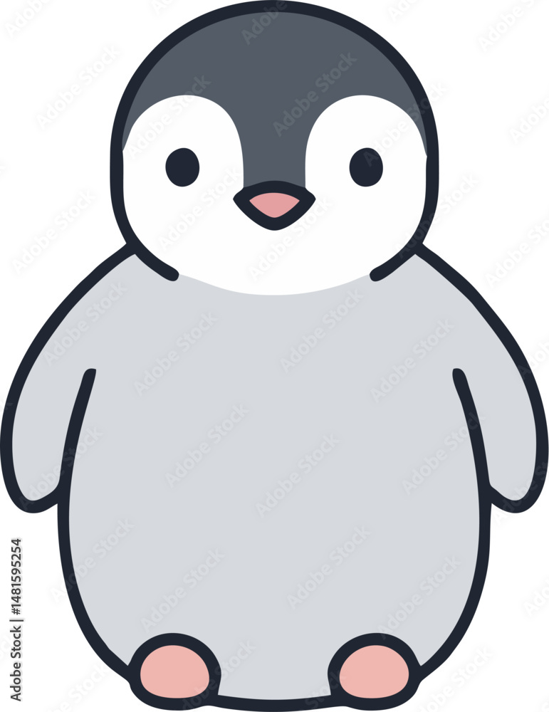 Happy Dancing Baby Penguin Vector in Winter Outfit – Kids Celebration Theme Happy Dancing Baby Penguin Vector in Winter Outfit – Kids Celebration Theme