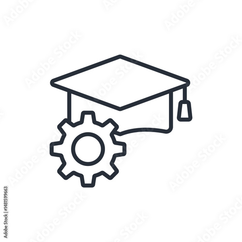 mastery icon. vector.Editable stroke.linear style sign for use web design,logo.Symbol illustration.