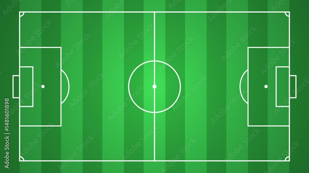 Football or Soccer fields animation. Football or Soccer fields animation.