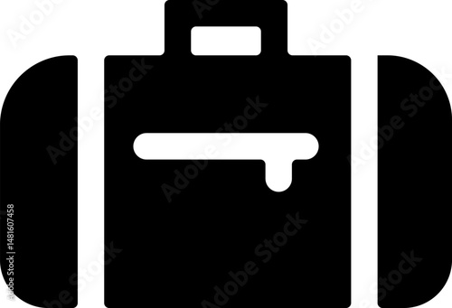 Rounded Filled Sport Bag Icon