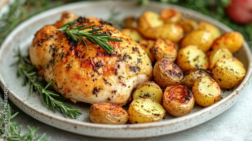 Roasted chicken and potatoes (1)
