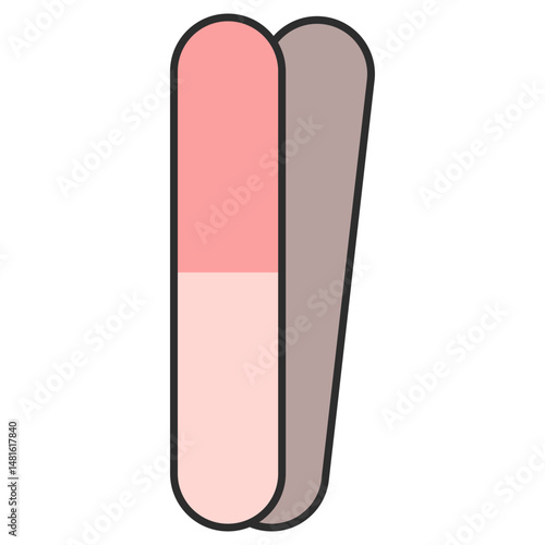 손톱 파일 아이콘