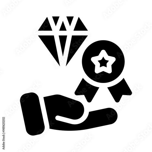 value proposition glyph icon