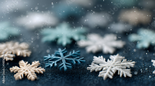 Snowflake Serenity: A capti...