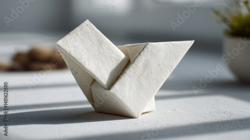 Serene Origami Heart: An el...