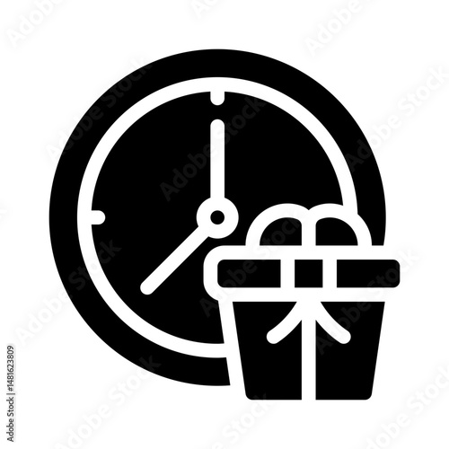 countdown glyph icon