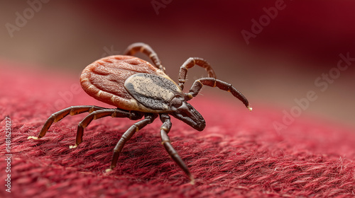 Tick Close Up: A detailed m...