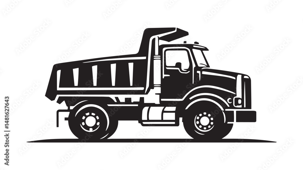 Dump Truck line art Dump Truck line art