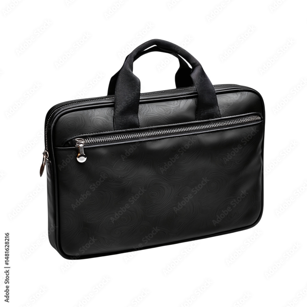 laptop sleeve with zipper and handle, isolated on transparent background laptop sleeve with zipper and handle, isolated on transparent background