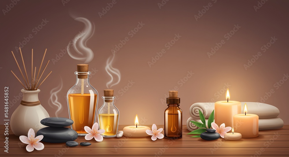 Relaxing Spa Day Essential Oils, Candles, and Stones for Serenity Relaxing Spa Day Essential Oils, Candles, and Stones for Serenity